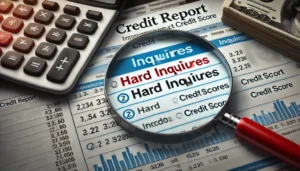 Illustration for the article: How Credit Card Applications Affect Your Credit Score: Hard vs. Soft Inquiries Explained